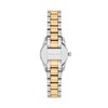 Thumbnail Image 5 of Michael Kors Women's Lexington Three Hand Blue Dial Two Tone Stainless Steel Bracelet Watch