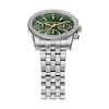 Thumbnail Image 2 of Michael Kors Women's Bryant Chronograph Green Dial Silver Tone Stainless Steel Bracelet Watch