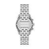 Thumbnail Image 5 of Michael Kors Women's Bryant Chronograph Green Dial Silver Tone Stainless Steel Bracelet Watch