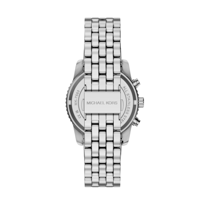 Main Image 5 of Michael Kors Women's Bryant Chronograph Green Dial Silver Tone Stainless Steel Bracelet Watch