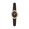 Thumbnail Image 1 of Michael Kors Women's Maude Three Hand Black Dial Black Leather Strap Watch