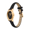 Thumbnail Image 2 of Michael Kors Women's Maude Three Hand Black Dial Black Leather Strap Watch