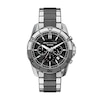 Thumbnail Image 1 of Armani Exchange Men's Chronograph Black Dial Two Tone Stainless Steel Bracelet Watch