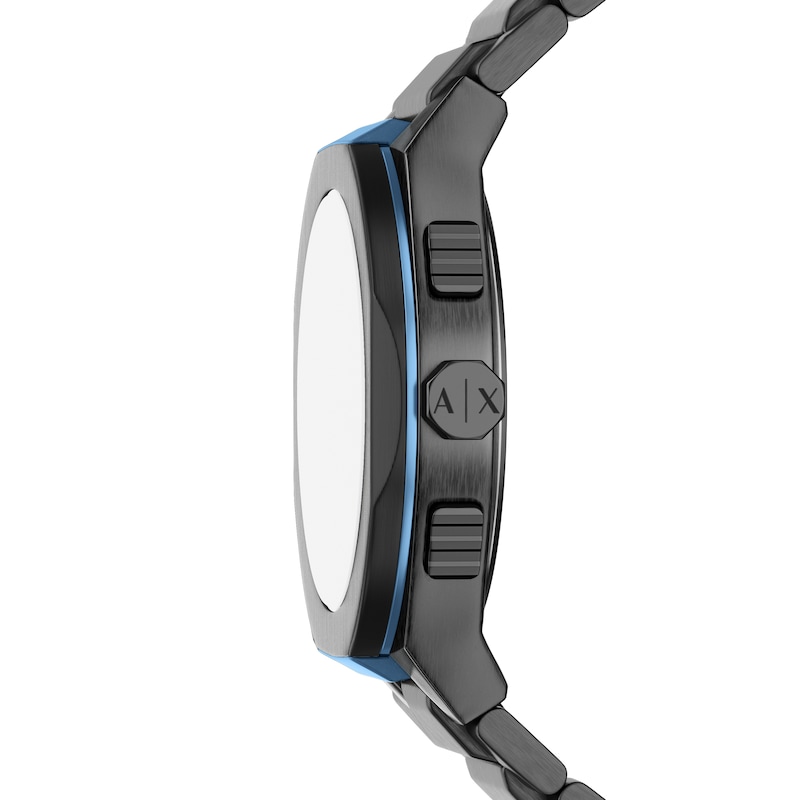 Main Image 3 of Armani Exchange Men's Sync Chronograph Black Dial Gunmetal Stainless Steel Bracelet Watch