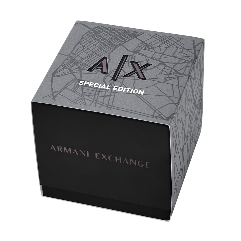 Main Image 7 of Armani Exchange Men's Sync Chronograph Black Dial Gunmetal Stainless Steel Bracelet Watch