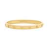 Thumbnail Image 1 of Michael Kors Women's Gold Tone Pavé Logo Bracelet