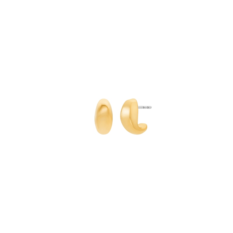 Main Image 1 of Michael Kors Women's Gold Tone Sculptural Stud Earring