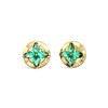 Thumbnail Image 1 of Guess Secret Garden Women's Green Crystal Flower Stud Earrings