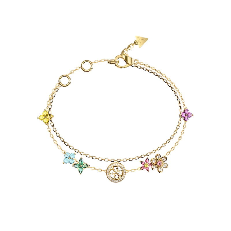 Main Image 1 of Guess Secret Garden Women's Multi-Color Floral Bracelet