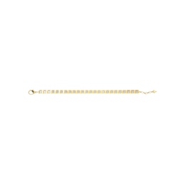 Guess Ace Of Diamonds Women's Crystal Cube Tennis Bracelet