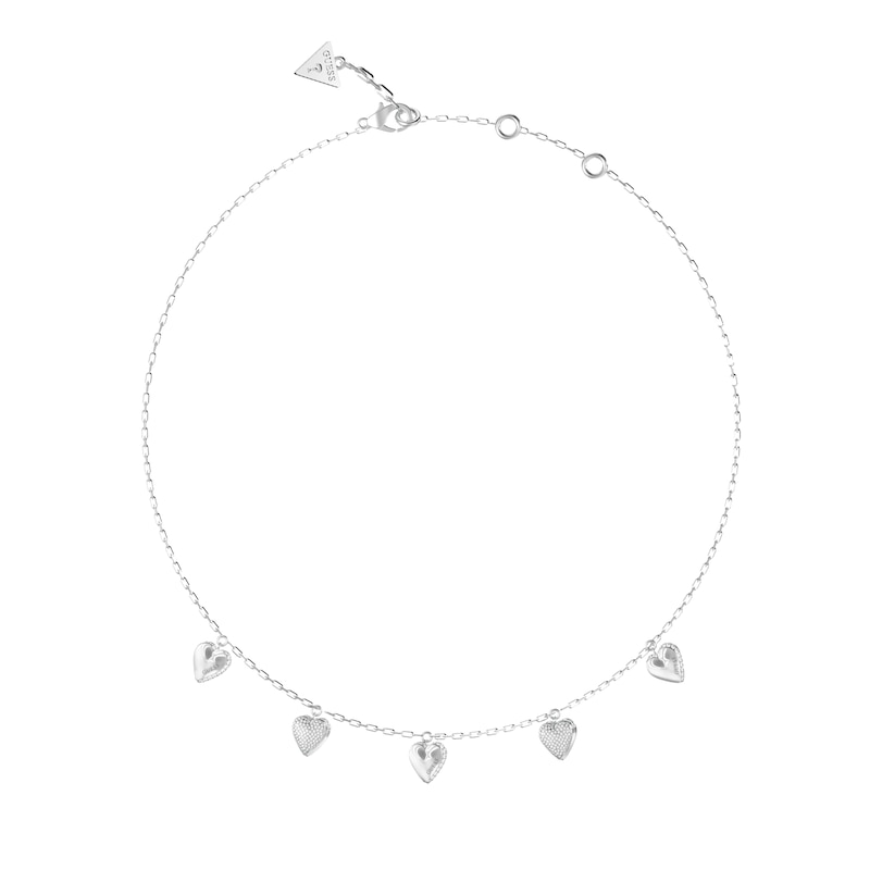 Main Image 1 of Guess By Your Side Women's Crystal Heart Charm Necklace