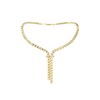 Thumbnail Image 1 of Guess Ace Of Diamonds Women's Crystal Cube Y-Necklace in Gold-Tone
