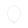 Thumbnail Image 1 of Guess G Talisman Women's Pearly Multi-Charm Necklace in Silver-Tone