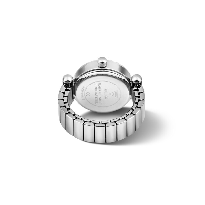 Main Image 3 of Guess Anna Small Women's Silver-Tone Crystal-Set Watch