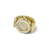 Thumbnail Image 1 of Guess Anna Small Women's Gold-Tone Crystal-Set Watch Ring with Ombré Dial