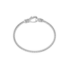 Thumbnail Image 1 of GUESS Silver Tone Squared Curb Chain Hook Bracelet