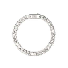 GUESS 8mm 4G Logo Mariner Curb Chain Bracelet