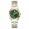 Thumbnail Image 1 of Guess Empress Women's Green Dial & Two-Tone Stainless Steel Bracelet Watch
