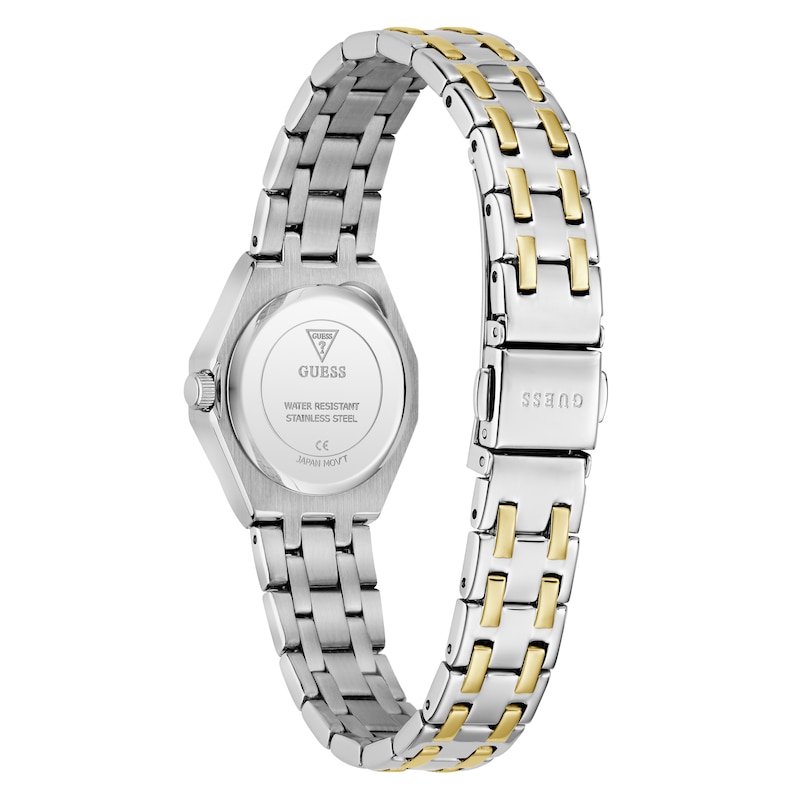 Main Image 3 of Guess Pixie Women's Green Dial & Two-Tone Stainless Steel Bracelet Watch