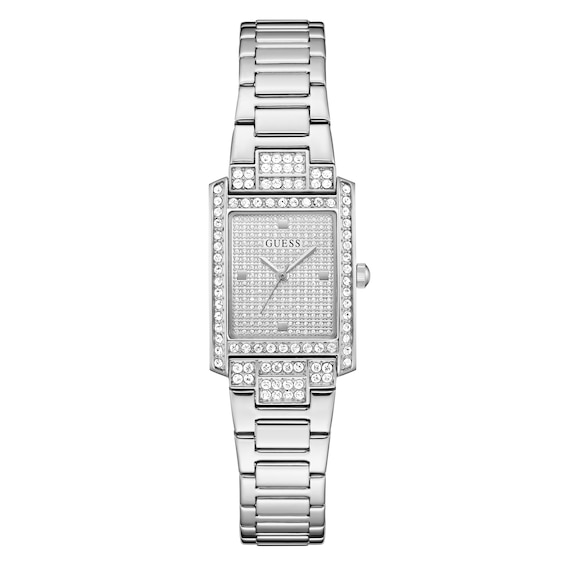 Guess Bonnet Glitz Crystal Dial Stainless Steel Bracelet Watch
