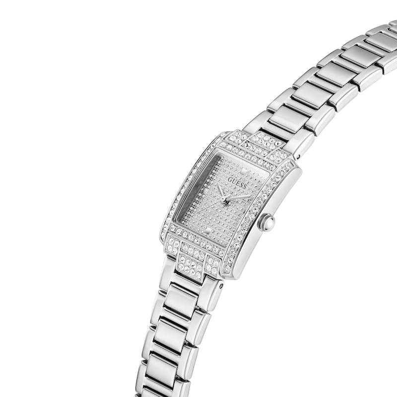 Main Image 6 of Guess Bonnet Glitz Crystal Dial Stainless Steel Bracelet Watch