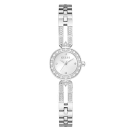 Guess Cassidy Women's Silver-Tone Dial & Stainless Steel Bracelet Watch