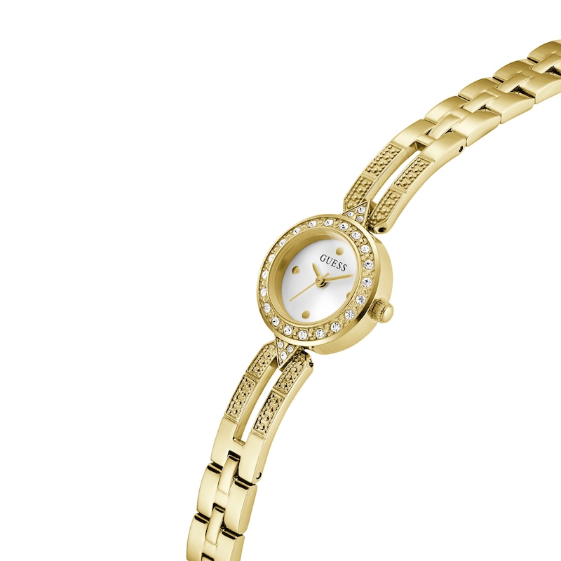 Main Image 4 of Guess Cassidy Women's White Dial & Stainless Steel Bracelet Watch