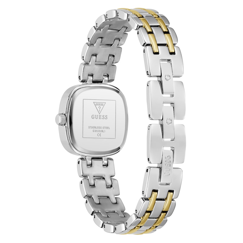 Main Image 3 of Guess Women's White Dial & Two-Tone Stainless Steel Bracelet Watch