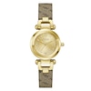 Thumbnail Image 1 of Guess Ginger Women's Champagne Dial & Beige Leather Strap Watch