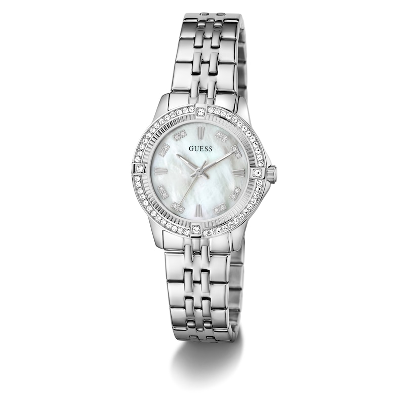 Main Image 5 of Guess Colette Women's White Dial & Stainless Steel Bracelet Watch