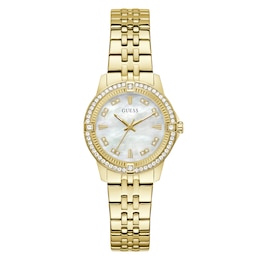 Guess Colette Women's White Dial & Stainless Steel Bracelet Watch