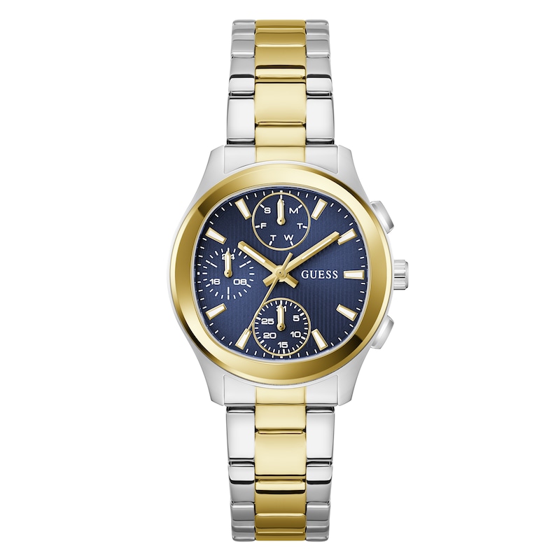 Main Image 1 of Guess Bridie Women's Blue Dial & Two-Tone Stainless Steel Bracelet Watch