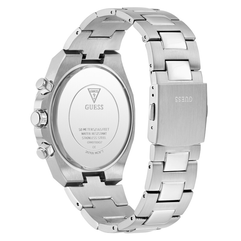 Main Image 5 of Guess Equity Men's Red Dial & Stainless Steel Bracelet Watch
