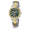 Thumbnail Image 5 of Guess Palmer Green Dial & Two Tone Bracelet Watch