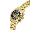 Thumbnail Image 4 of Guess Arthur Black Dial & Gold Tone Bracelet Watch