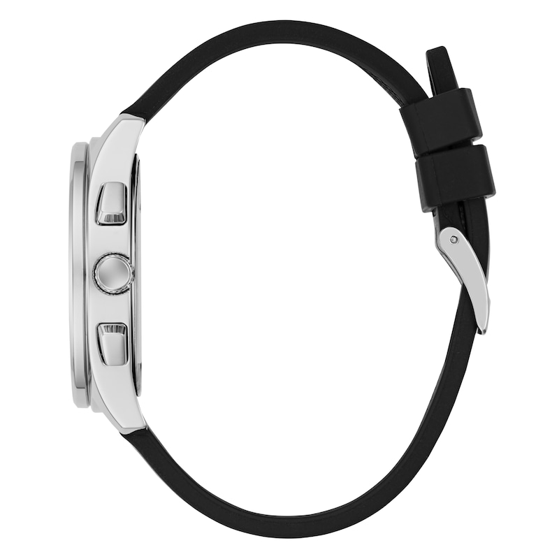 Main Image 2 of Guess Palmer Men's Black Dial & Silicone Strap Watch