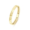 Thumbnail Image 2 of 9ct Yellow Gold Diamond Cut Ring