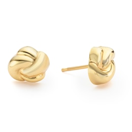9ct Yellow Gold Fancy Knot Stud Earrings
