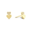 Thumbnail Image 1 of 9ct Yellow Gold Double Heart Stud Earrings