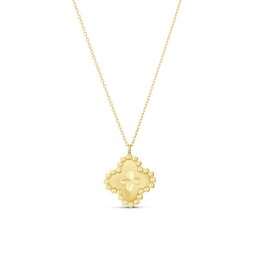 9ct Yellow Gold Clover Motif Pendant