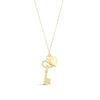 Thumbnail Image 1 of 9ct Yellow Gold Heart & Key Pendant