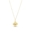 Thumbnail Image 1 of 9ct Yellow Gold Diamond Cut Clover Pendant