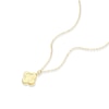 Thumbnail Image 2 of 9ct Yellow Gold Diamond Cut Clover Pendant