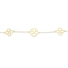 Thumbnail Image 2 of 9ct Yellow Gold Cut Out Clover Motif Bracelet