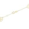 Thumbnail Image 3 of 9ct Yellow Gold Cut Out Clover Motif Bracelet