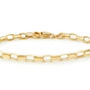Thumbnail Image 2 of 9ct Yellow Gold Hollow Concave Belcher Bracelet 7.25"
