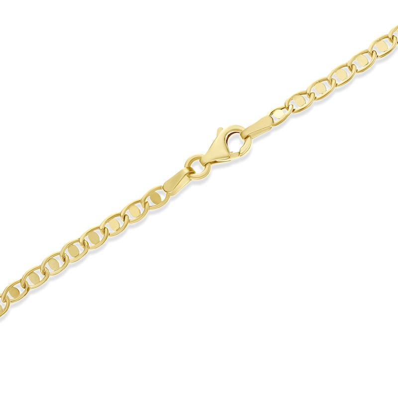 Main Image 3 of 9ct Yellow Gold Circle Link Disc Chain Bracelet