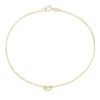 Thumbnail Image 1 of 9ct Yellow Gold Oval Motif Chain Bracelet