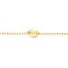 Thumbnail Image 2 of 9ct Yellow Gold Oval Motif Chain Bracelet