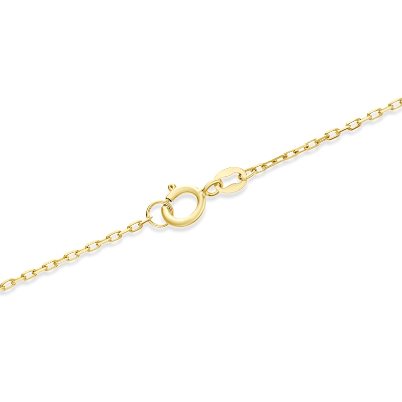 Main Image 3 of 9ct Yellow Gold Oval Motif Chain Bracelet